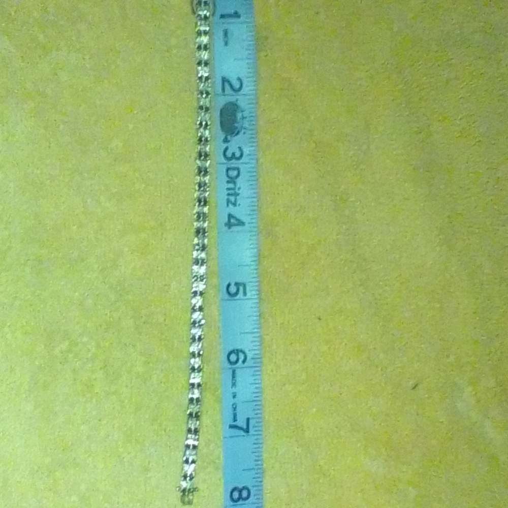 Vintage tennis bracelet 925 R China. 8 inches long in amazing shape.